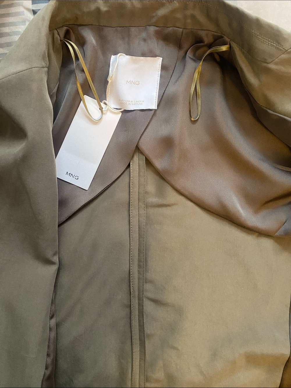 Mango Olive Green women’s suit set medium
